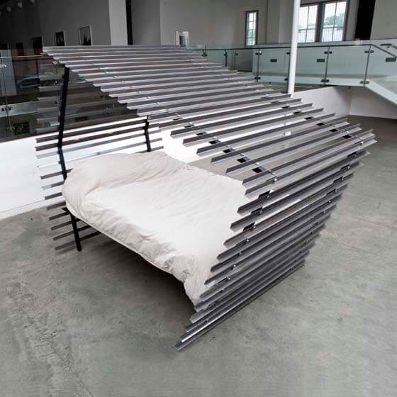 industrial luxury angle iron bed