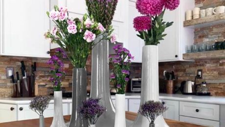 luxury ceramic vase set