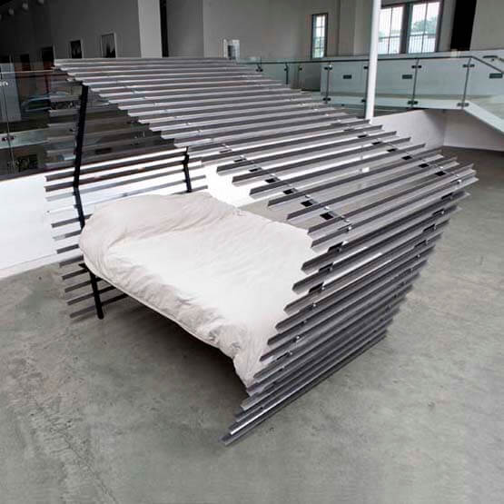 luxury angle iron bed